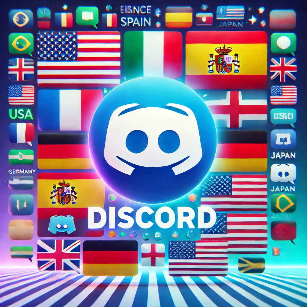 Discord Translation Bot featured image showing the Discord logo with international flags (USA, France, Spain, Germany, Japan) and chat bubbles, symbolizing global multilingual communication