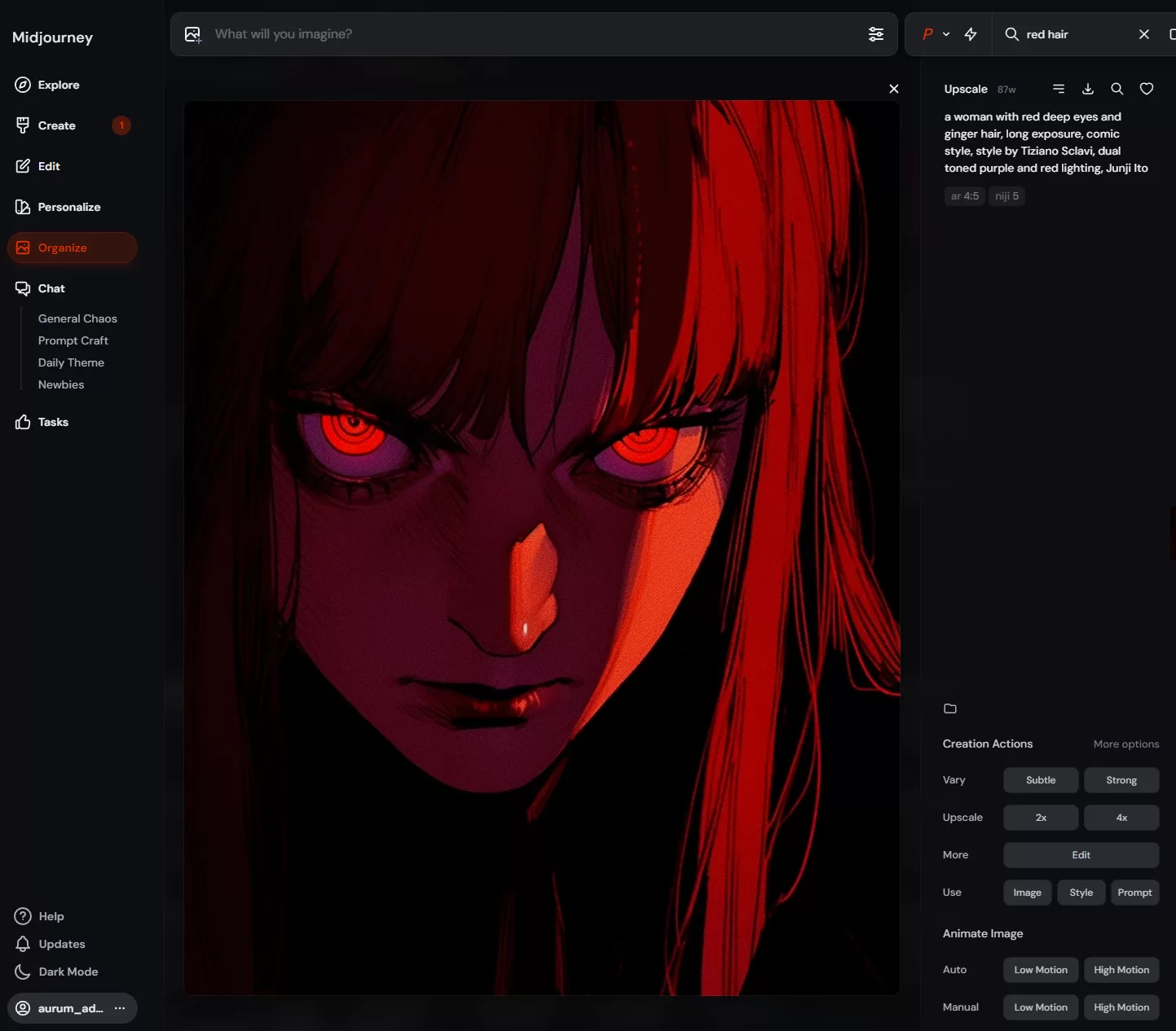 Midjourney generation